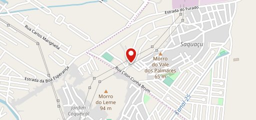 Pizzaria Reteté no mapa