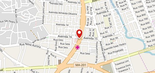 Pizzaria Roma no mapa