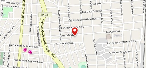 Pizzaria Roma no mapa