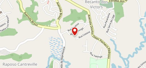 Pizzaria Sabor de Minas no mapa