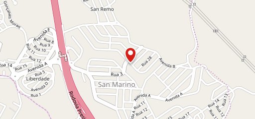 Pizzaria Silva - San Marino no mapa