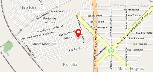 Pizzaria tia Ângela no mapa