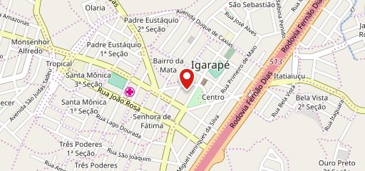 Pizzaria Top Pizza igarapé no mapa