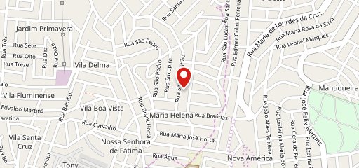 Pizzaria Tota no mapa