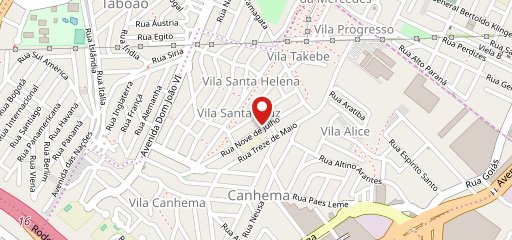 Pizzaria Victória no mapa