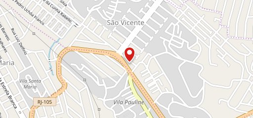 Pizzaria Village no mapa