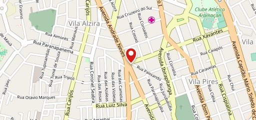 Pizzaria Villa's no mapa