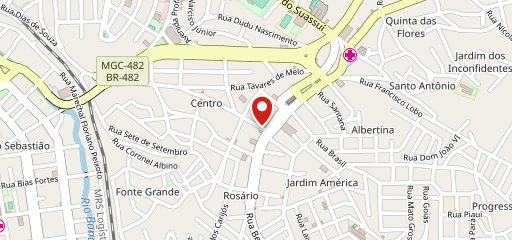 Pizzaria Vitória no mapa