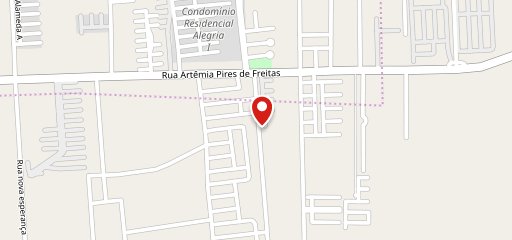 Meet Pizzaria no mapa