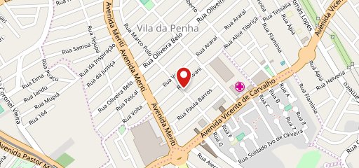 Pizzaria VP no mapa