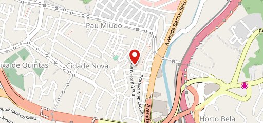 Pizzaria Zangado na Cozinha no mapa