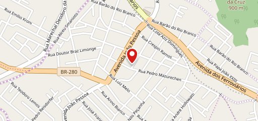 Pizzaria Zero Grau no mapa