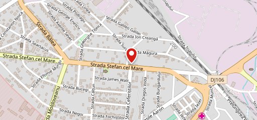 PizzArt Sibiu sur la carte