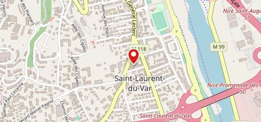 Pizzatti Saint-Laurent-du-Var sur la carte