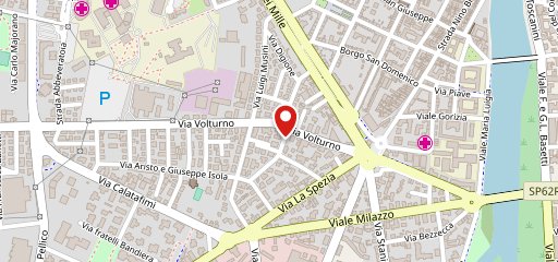 Pizzeria Al Volo Parma sur la carte