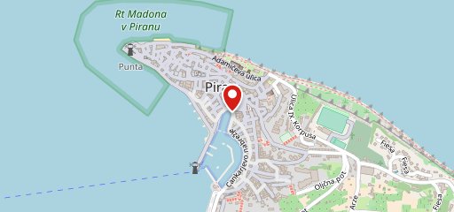 Pizzeria Batana Piran sulla mappa