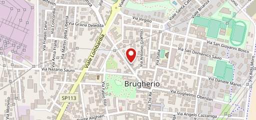 Pizzeria birreria Friends sur la carte