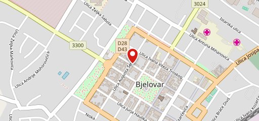 Restaurant Bjelovar on map