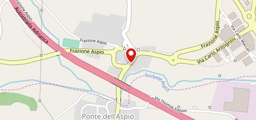 PIZZERIA RISTORANTE BUON GUSTO - FRAZIONE ASPIO DI ANCONA sulla mappa