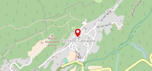 Ristorante Pizzeria Cabiaglio Sas sur la carte