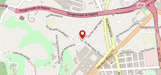 Pizzeria trattoria corallo sulla mappa