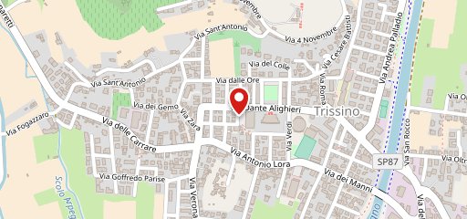 Pizzeria d'asporto Palapizza sur la carte