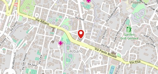 Pizzeria Ristorante Del Ponte Albaro sulla mappa