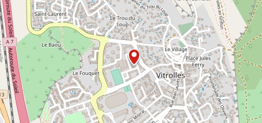 Pizzeria vitrolles du fouquet sur la carte