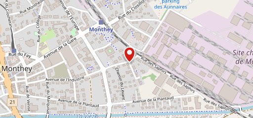 Pizzeria du Préville Monthey sulla mappa