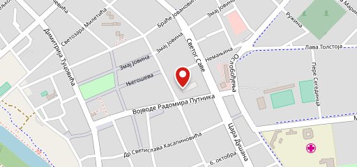 Pizzeria Dvojka sur la carte