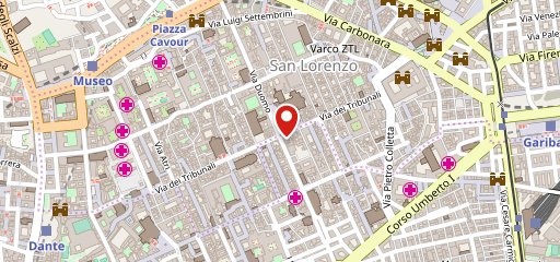 Pizzeria Trattoria dal Cardinale sulla mappa