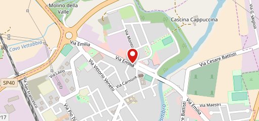 Pizzeria emilia kebap bar restorant giril forno legno sulla mappa