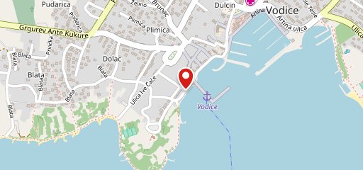 Pizzeria Garfieled Vodice sur la carte