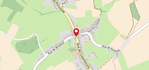 Pizzeria Goetzingen sur la carte