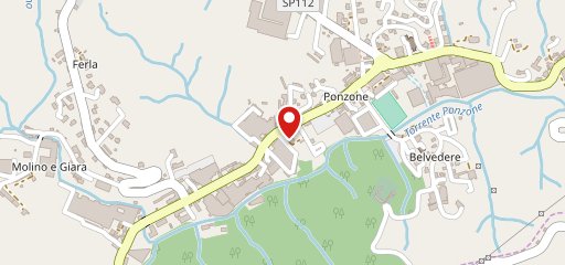 Pizzeria Italia sur la carte