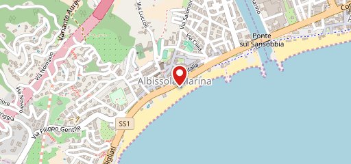 Pizzeria kebab Albisola superiore sur la carte