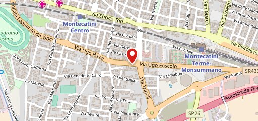 Pizzeria La Cicala Montecatini sulla mappa