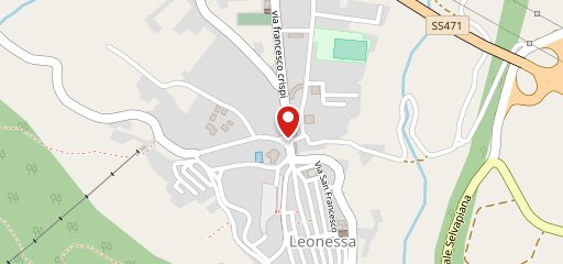 Pizzeria La Ginestra sur la carte