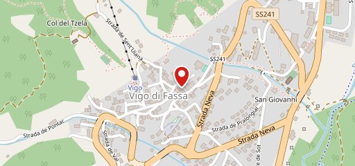 Pizzeria Ristorante La Grotta - Vigo di Fassa sulla mappa