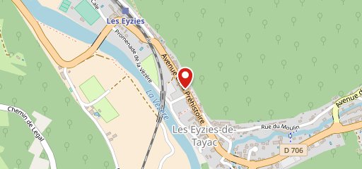 Pizzeria La Milanaise Les Eyzies de Tayac sur la carte