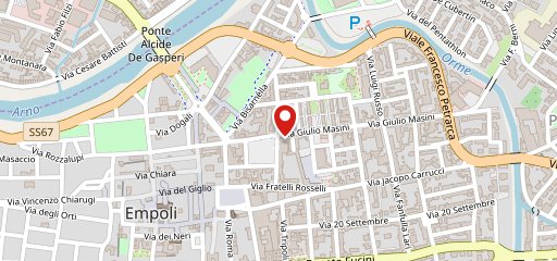 Pizzeria Empoli - La Rossa sulla mappa