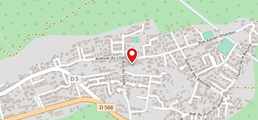 Pizzeria la scampia sur la carte