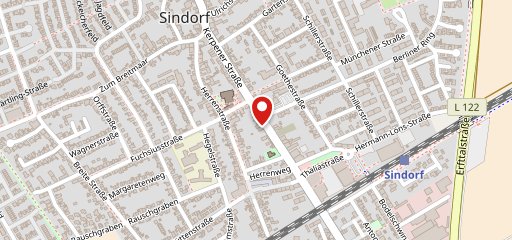 Pizzeria La Strada Kerpen-Sindorf sur la carte