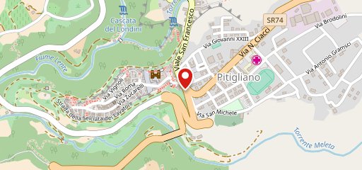 Pizzeria La Terrazza in campagna sulla mappa