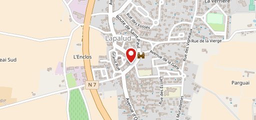 Pizzeria Lapalutienne sur la carte