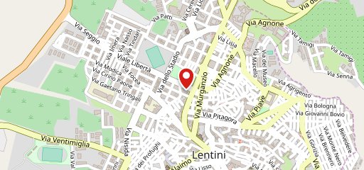 Pizzeria Le Palme Lentini sulla mappa