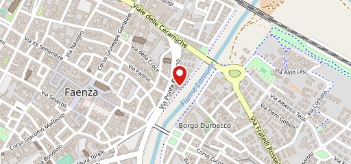 Pizzeria Luna Rossa sur la carte