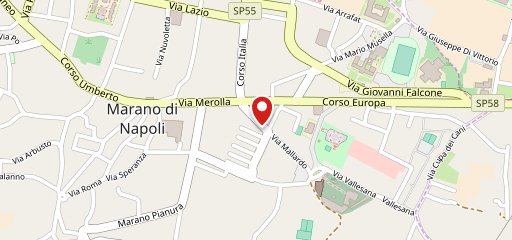 Pizzeria Luna Rossa sulla mappa