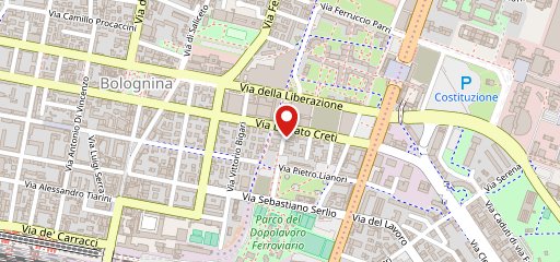 Pizzeria Margherì Bologna sulla mappa