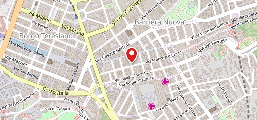 Pizzeria Ristorante Modesto City Trieste sulla mappa